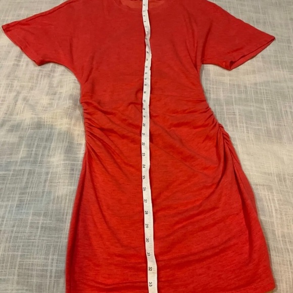 NWOT Monrow Supersoft Shirred Waist Dress - S / NECTAR - Picture 5 of 9